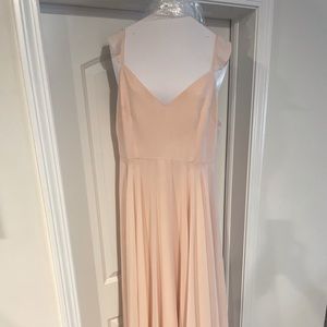 Brideside Dani Bridesmaid Dress - Ice Pink/ Blush